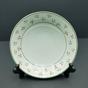 Schmidt Cherries Serving Bowl Schmidt White Porcelain Vegetable Serving Bowl
